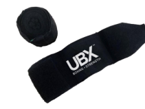 Hand wraps provided for boxing support at UBX