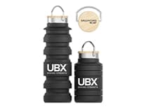 UBX water bottle for staying hydrated during training